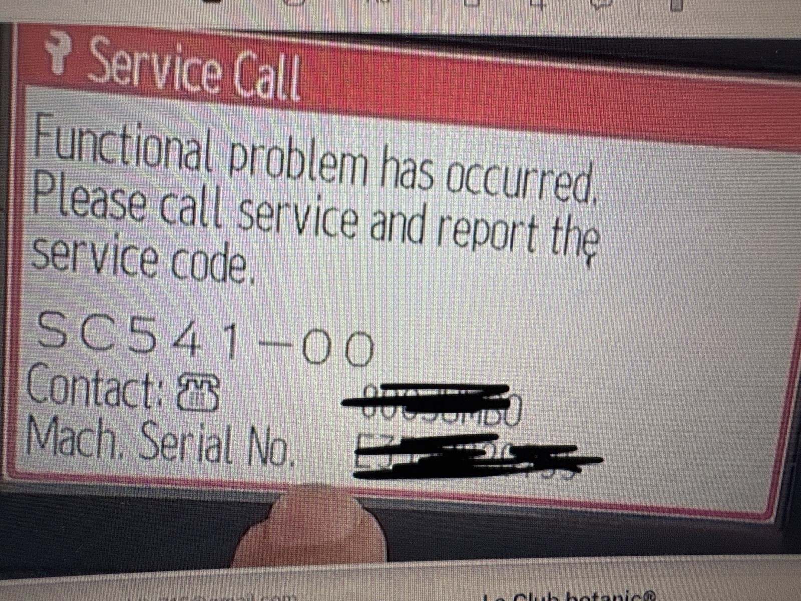 Réparer le code erreur Ricoh SC541 SC542 rapidement avec dépannage imprimante professionnel à Marseille