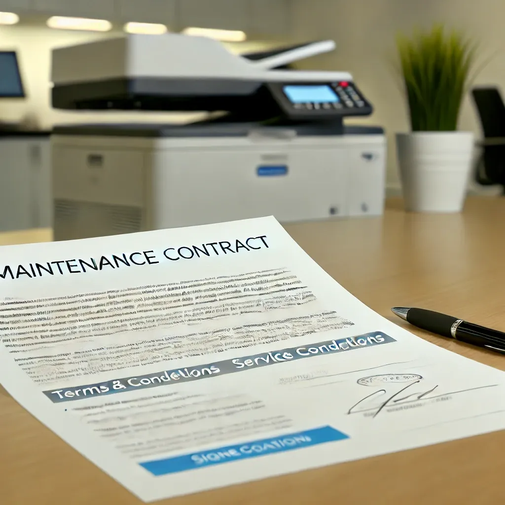 contrat de maintenance photocopieur 