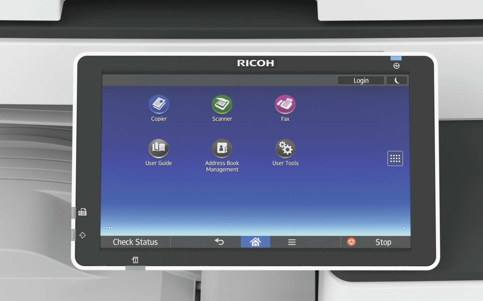panneau de commande intelligent ricoh